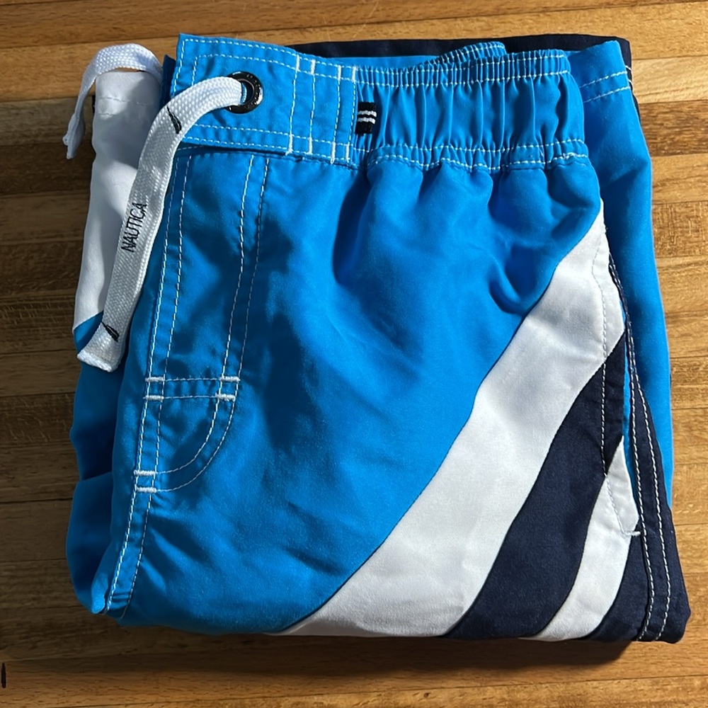 Nautica Blue Swim Trunks